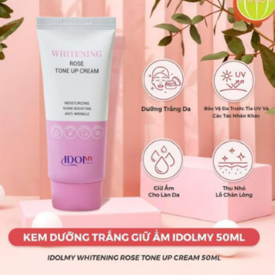 Kem dưỡng trắng giữ ẩm IDOLMY Hàn Quốc 50ml